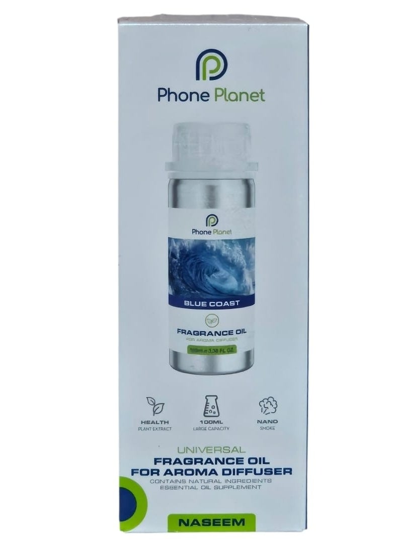 Phone Planet Blue Coast Essential Oil, Refreshing Sea Scent for Diffusers, 100ml - Image 1
